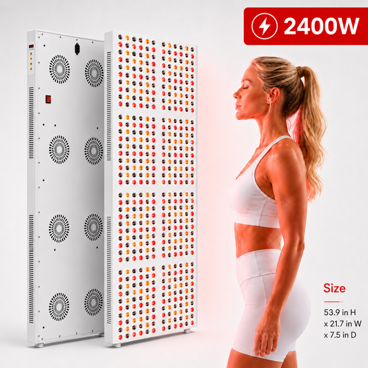 2400W Full-Body Red & Near-Infrared Light Panel