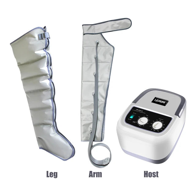 Air Compression Recovery Boots — Adjustable Leg Compression System