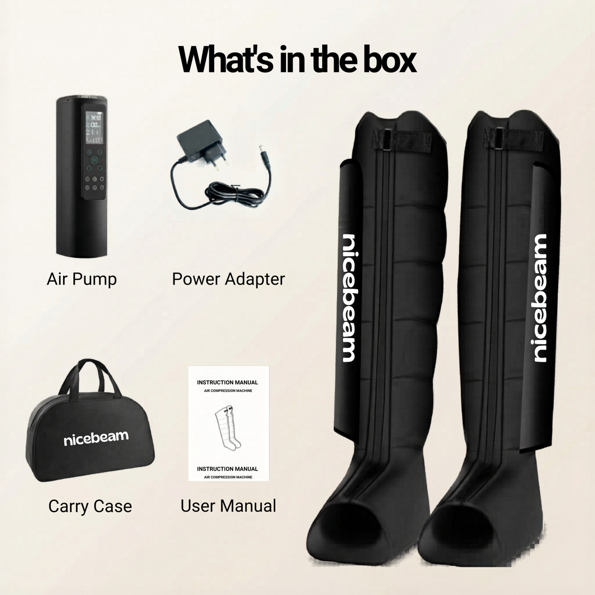 NiceBeam RecoveryFlow — Wireless Compression Boots