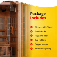 Canadian Cedar Corner Infrared Sauna