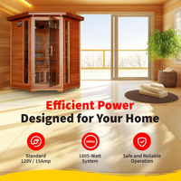 Canadian Cedar Corner Infrared Sauna