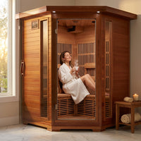 Canadian Cedar Corner Infrared Sauna