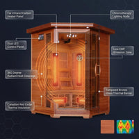 Canadian Cedar Corner Infrared Sauna