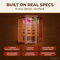 Canadian Cedar Corner Infrared Sauna