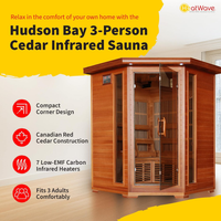 Canadian Cedar Corner Infrared Sauna