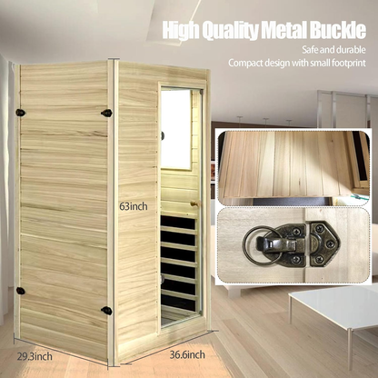 European Aspen 1-Person Far Infrared Sauna