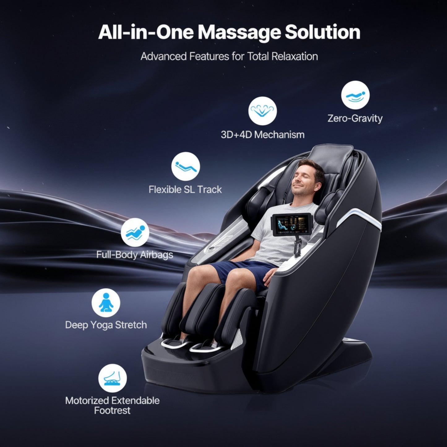 Uimoso 3D/4D SL-Track Massage Chair