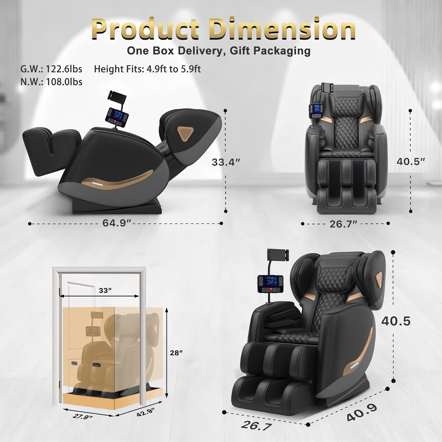 Full-Body Zero Gravity Massage Chair