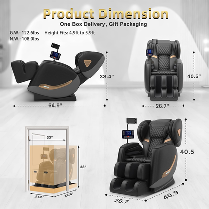 Full-Body Zero Gravity Massage Chair