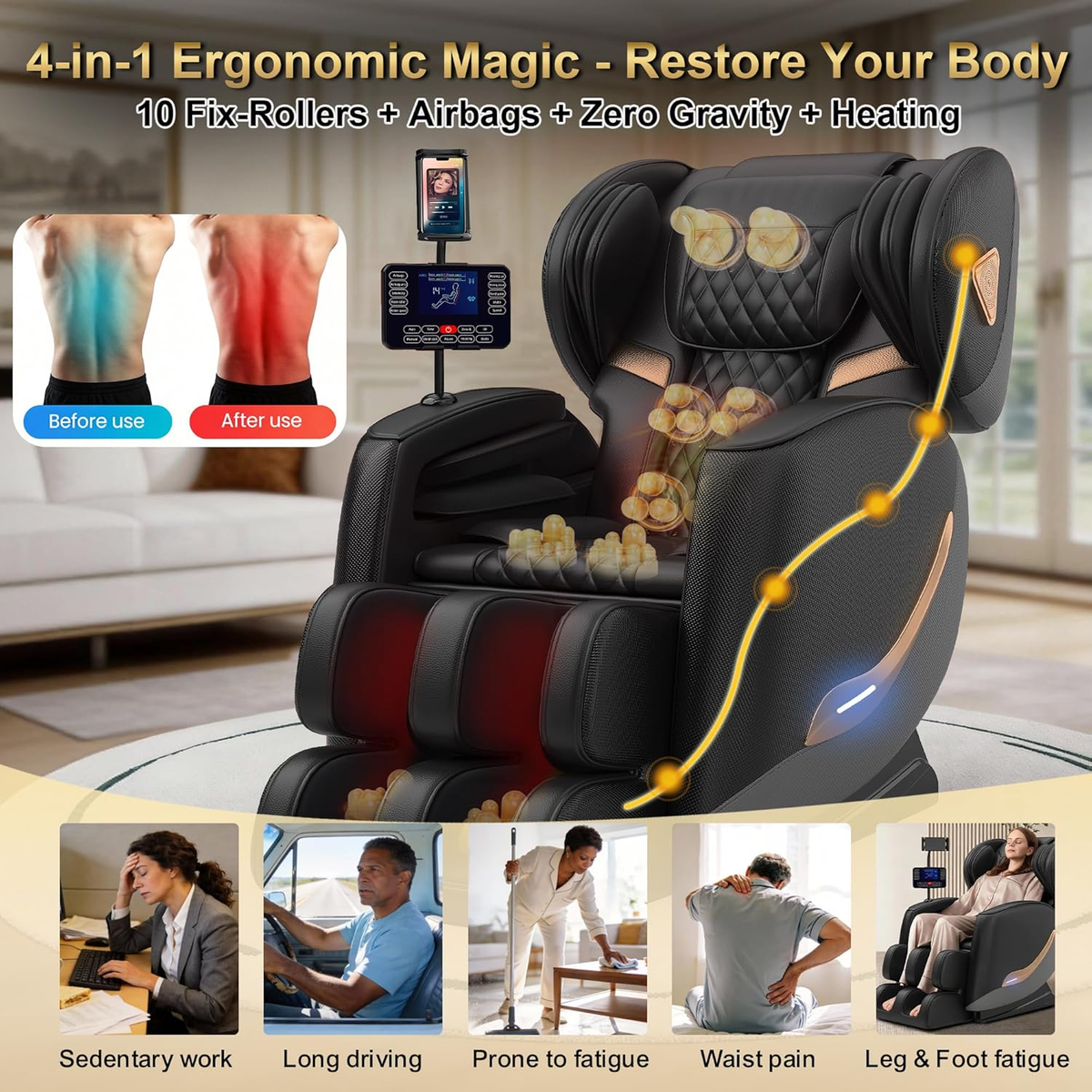 Full-Body Zero Gravity Massage Chair