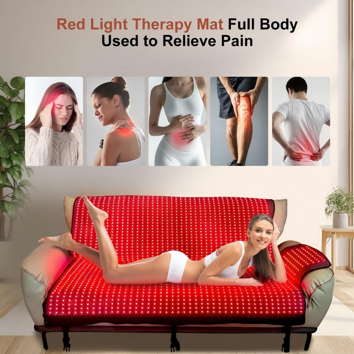 Full-Body Red Light Therapy Mat – 2570 LEDs