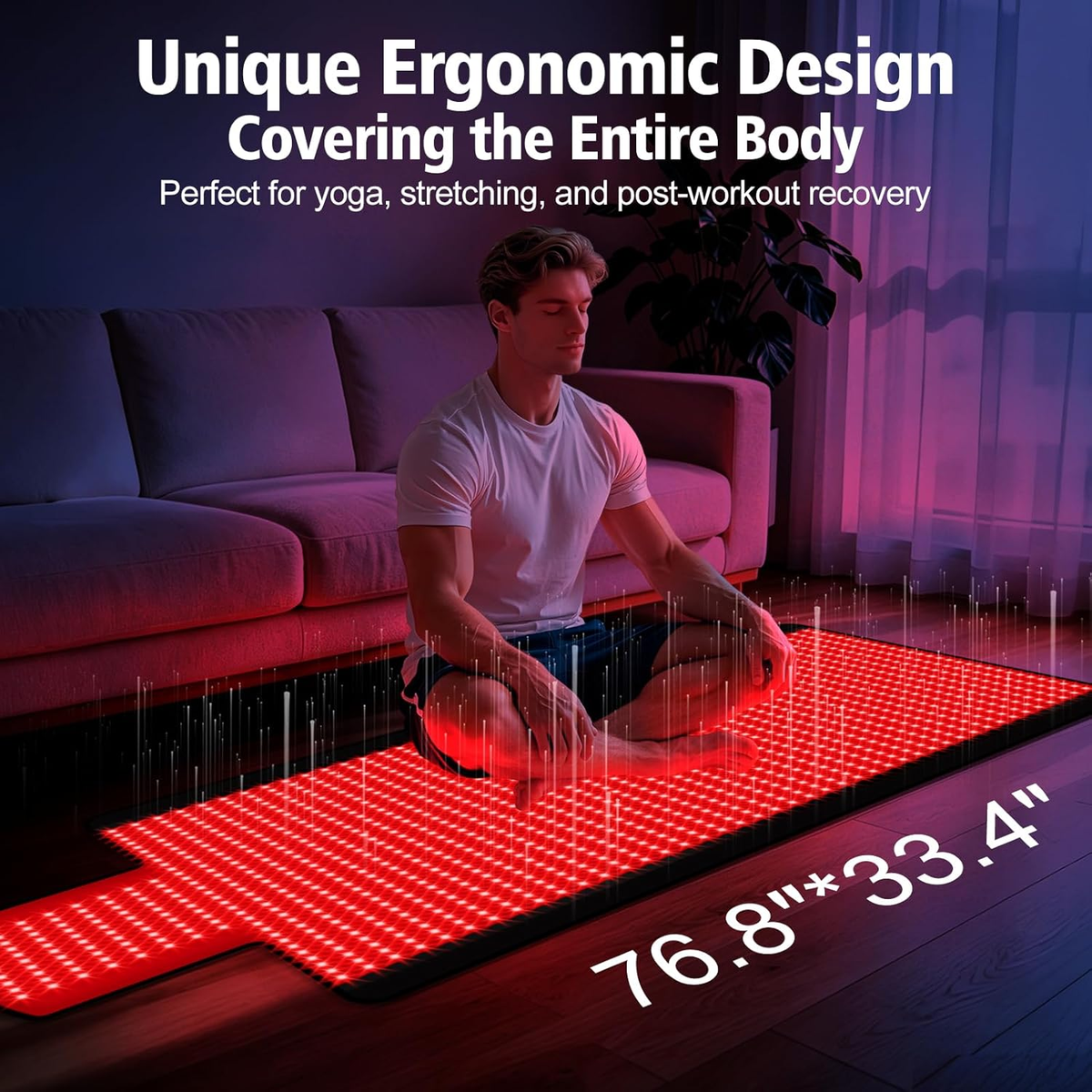 Full-Body Red Light Therapy Mat – 660nm & 850nm
