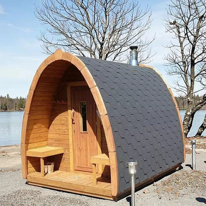 Panoramic Outdoor Round Sauna
