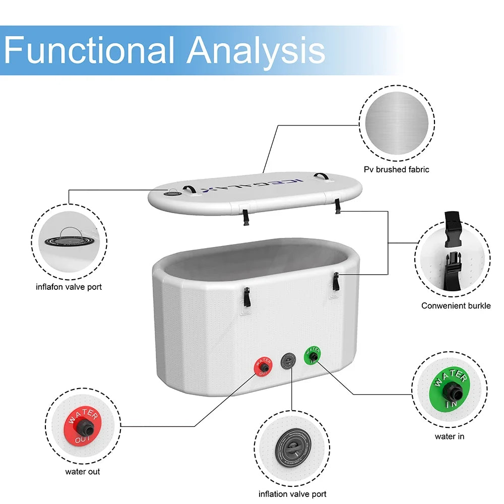 Icegalax Ice Bath Water Chiller System