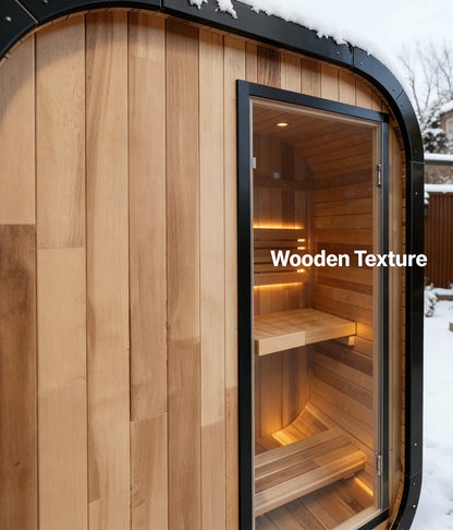 Panoramic Outdoor Round Sauna