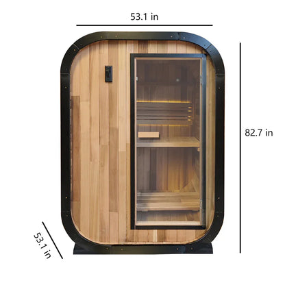 Panoramic Outdoor Round Sauna