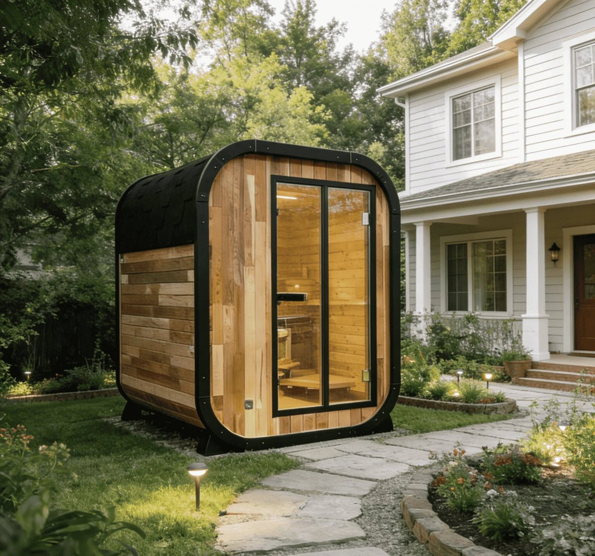 Panoramic Outdoor Round Sauna