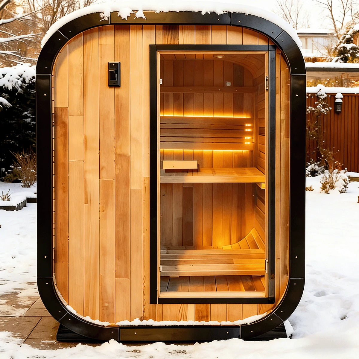 Panoramic Outdoor Round Sauna