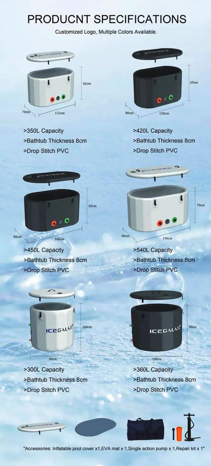 Icegalax Ice Bath Water Chiller System