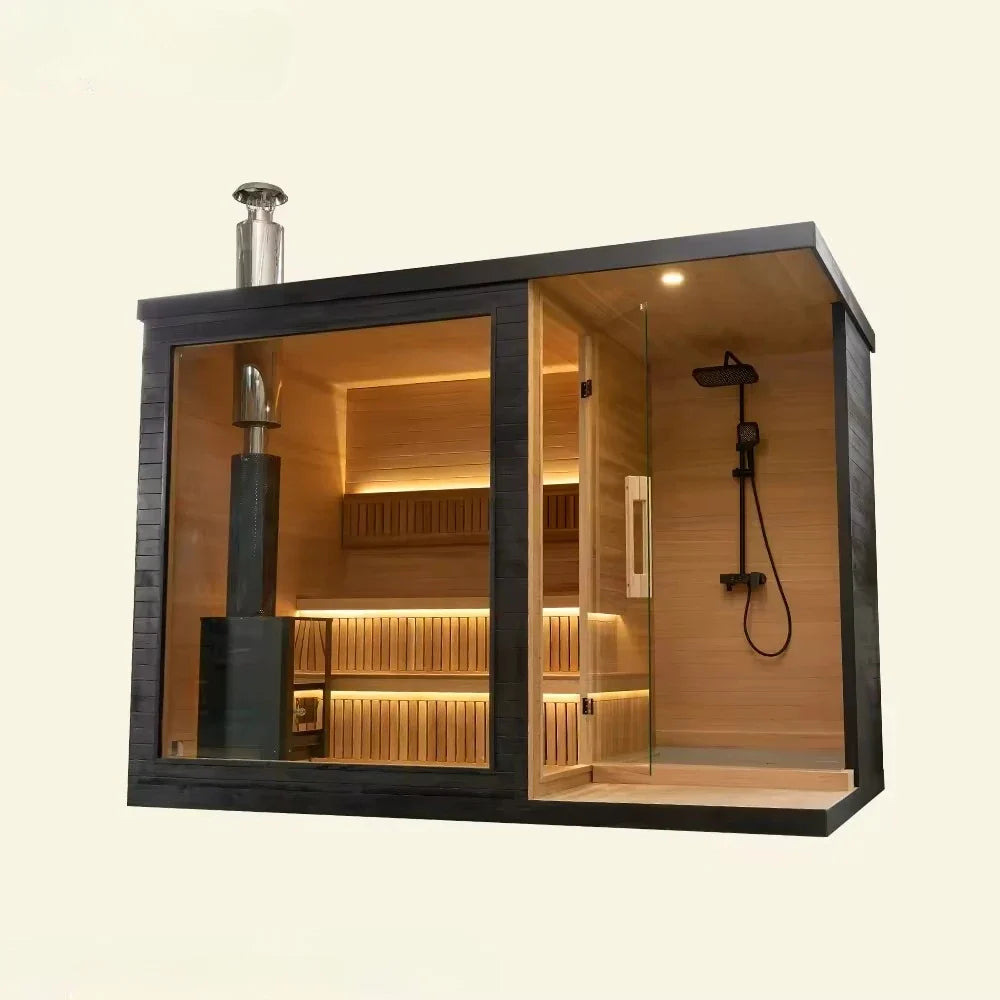 Panoramic Outdoor Round Sauna