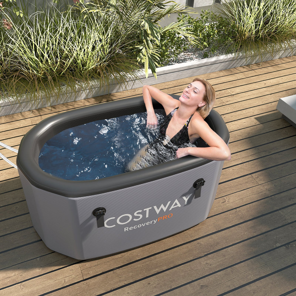 XL 129-Gallon Oval Ice Bath