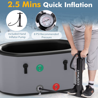 XL 129-Gallon Oval Ice Bath